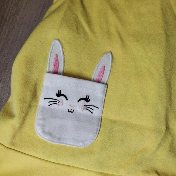 The Children's Place Gymboree Girls Embroidered Bunny Peplum Spring Dress 18-24m - Picture 8 of 12